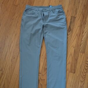 Greg Norman Collection Slate Blue Stretch Chino Pants